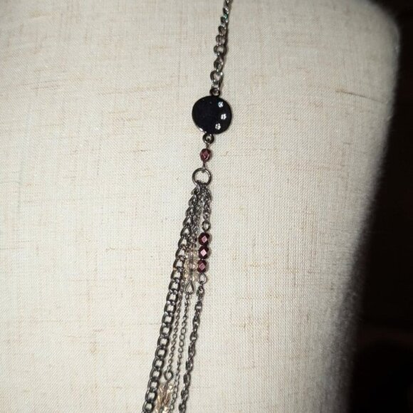*3 FOR $9* Apt. 9 Multi Multiple Strand Beaded Chain Adjustable Length Necklace - Picture 4 of 5